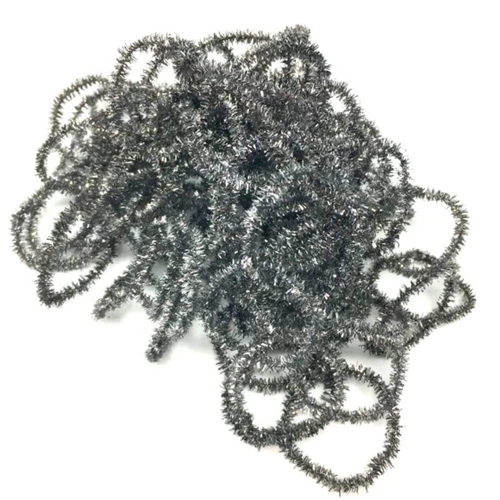Vintage Silver Metallic Rustic Chain Christmas Holiday Garland